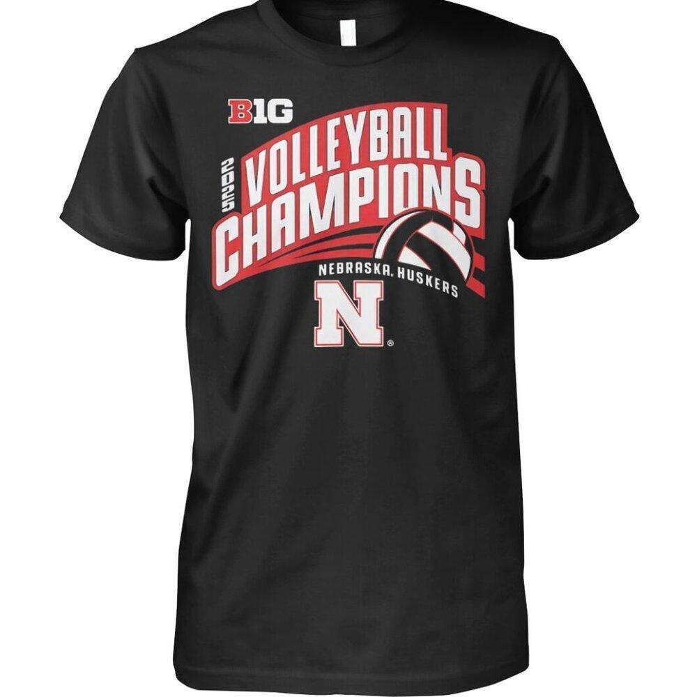 Nebraska Huskers Volleyball Champions T Shirt 165